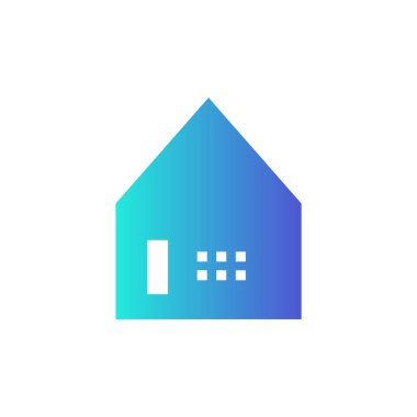 Ana sayfa simgesi-ev işareti vektör-degrade