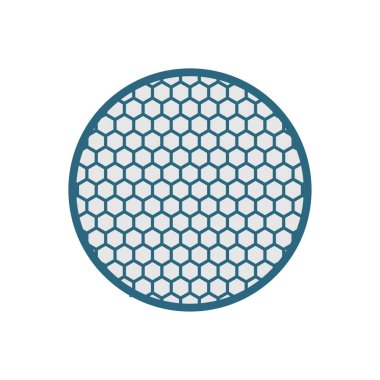 Çizgi sanat tarzı Golf topu simge vektör