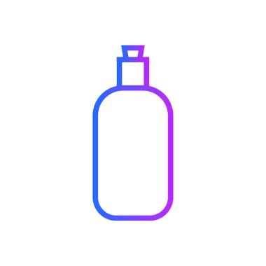 Şişe işareti simgesi-plastik şişe simgesi illüstrasyon