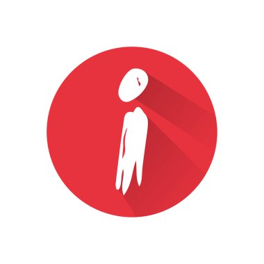 bilgi simgesi-beyaz vektör