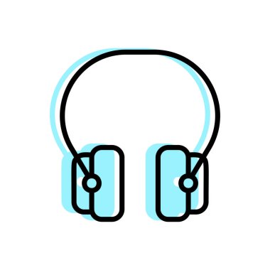 Kulaklık simgesi-kulaklık Gadget işareti vektör