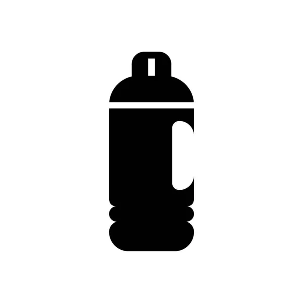 Icono de signo de botella - Ilustración de icono de botella de plástico — Archivo Imágenes Vectoriales