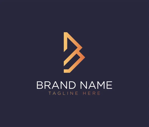 Logo Premium Letter Para Branding Empresas Lujo — Vector de stock