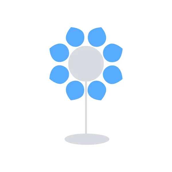 Blume Zeichen Symbol Flacher Vektor — Stockvektor
