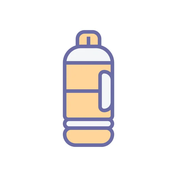 Bottle sign icon - Plastic bottle icon illustration — Stock Vector
