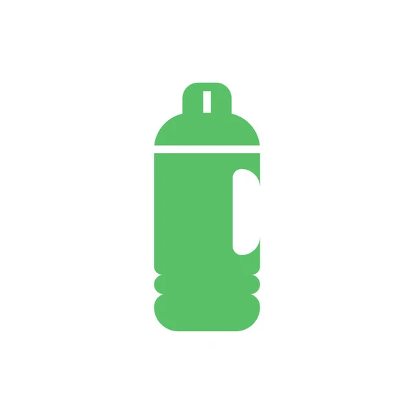 Icono Signo Botella Ilustración Icono Botella Plástico — Vector de stock