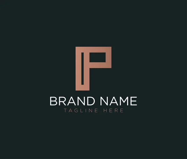 Premium Letter Logo Dla Marki Luksusowych Firm — Wektor stockowy
