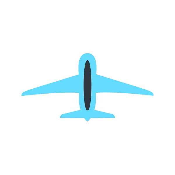 Ilustração Ícone Avião Plano —  Vetores de Stock