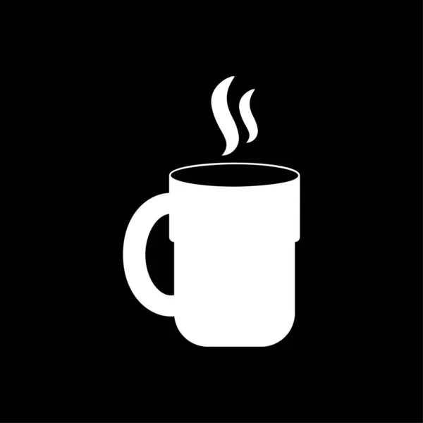 Γραφείο Κούπα Καφέ Και Άσπρο Ατμού — Διανυσματικό Αρχείο