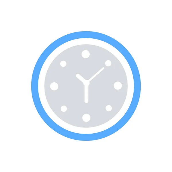 Icono Vector Reloj Oficina Reloj Signo — Archivo Imágenes Vectoriales