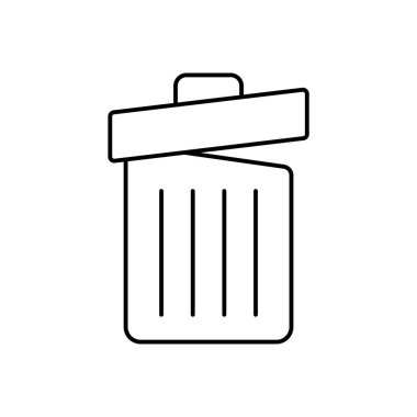 Bin işareti simgesi - vektör