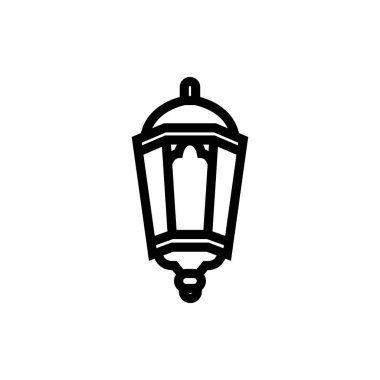 Ramazan Kareem Arapça Fener işareti - Cami ışık simgesi