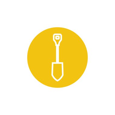 Kürek işareti simgesi - vektör