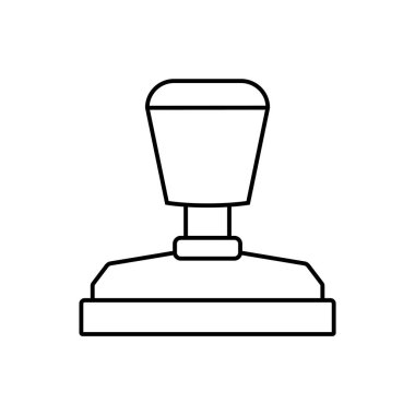 Damga işareti simgesi - vektör