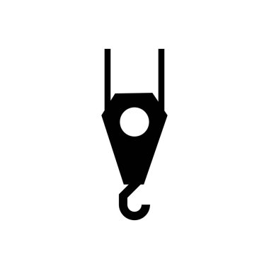 Vinç kanca işareti simgesi - vektör