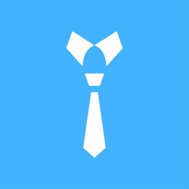 Kravat simgesi - kravat işareti vektörü