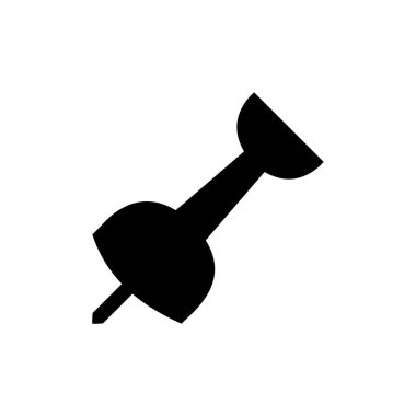 Push pin simgesi - vektör