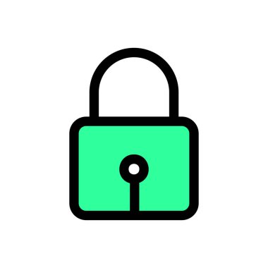 Simge vektörü kilitleyin - Koruma işareti