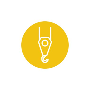 Vinç kanca işareti simgesi - vektör