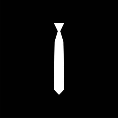 Kravat simgesi vektörü - Düz