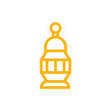 Ramazan Kareem Arapça Fener işareti - Cami ışık simgesi