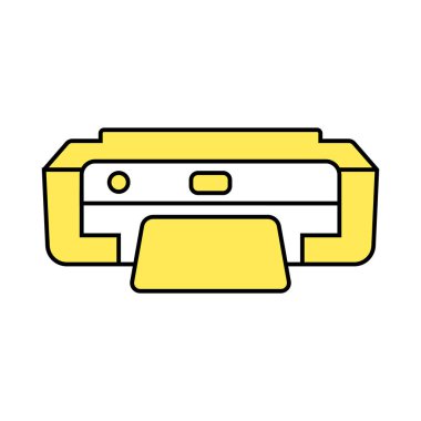 Yazıcı işareti simgesi - vektör