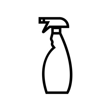 Sprey şişesi simgesi - vektör
