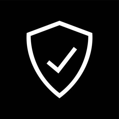 Koruma simgesi - Güvenlik işareti vektörü