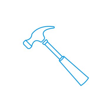 Çekiç işareti simgesi - vektör