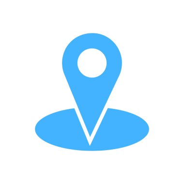 Konum simgesini sabitle - vektör