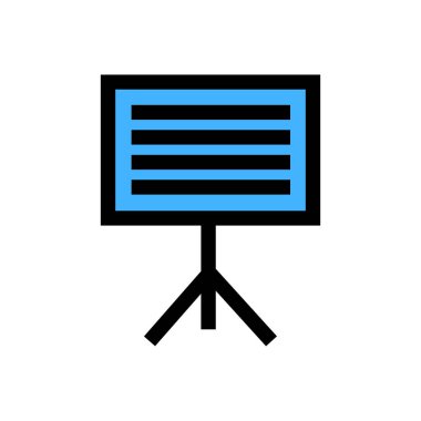 Grafik işareti şablonu çevir - İş ve ofis konsepti simgesi