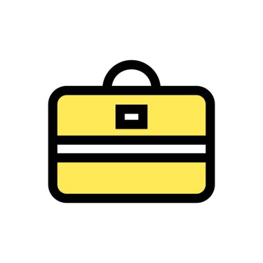 İş ofis çanta simgesi - vektör