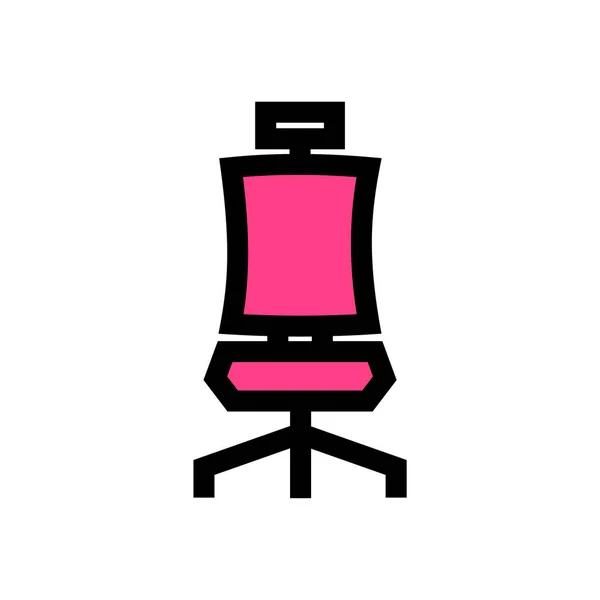 Bureaustoel icon-vector — Stockvector