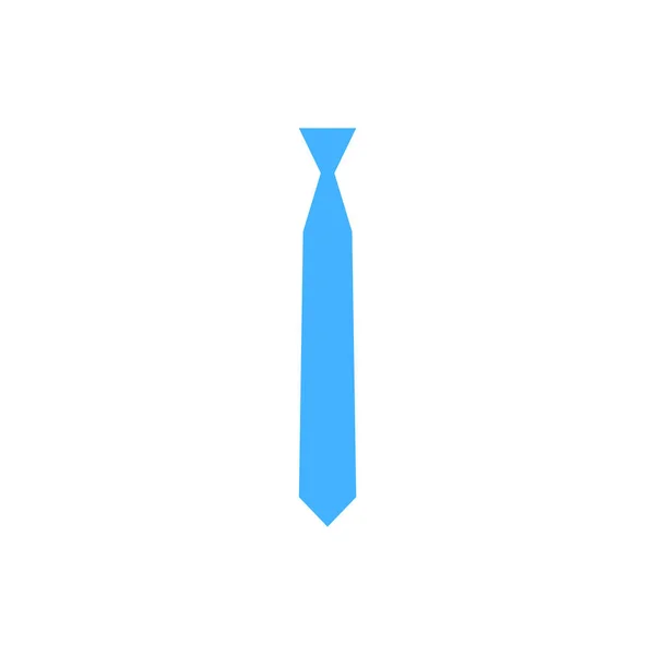 Вектор значка галстука - Плоский — стоковый вектор
