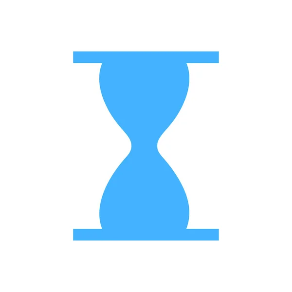 Symbol přesýpacích hodin-plochý — Stockový vektor