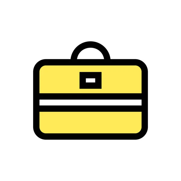 Business Office Bag Symbol - Vektor — Stockvektor