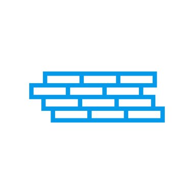 Beton duvar simgesi - vektör