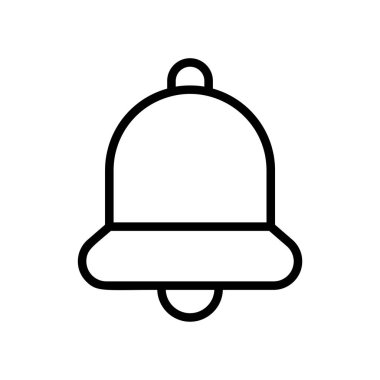 Çan işareti - Uyarı zili simgesi - vektör