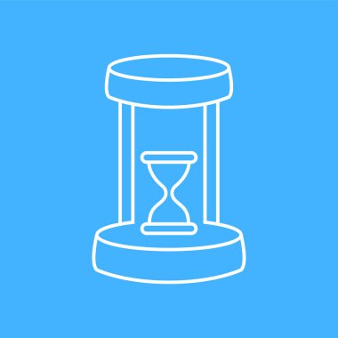 Kum Saati İşaret Simgesi - Vektör