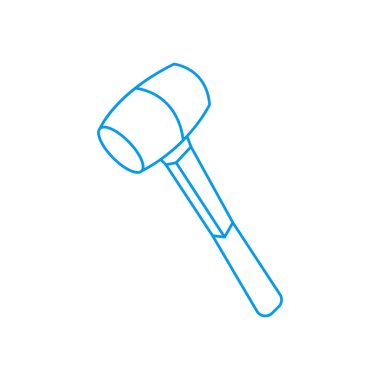 Çekiç işareti simgesi - vektör