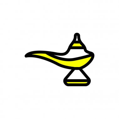 Geleneksel lamba simgesi - vektör