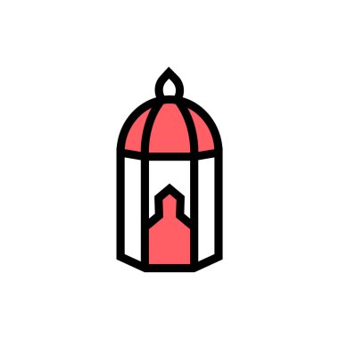 Ramazan Kareem Arapça Fener işareti - Cami ışık simgesi