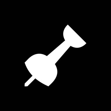 Push pin simgesi - vektör