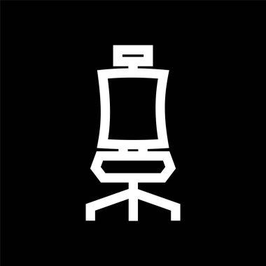 Ofis koltuğu simgesi-vector