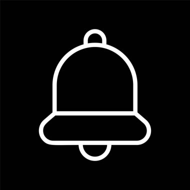Çan işareti - Uyarı zili simgesi - vektör