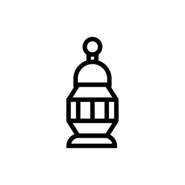 Ramazan Kareem Arapça Fener işareti - Cami ışık simgesi
