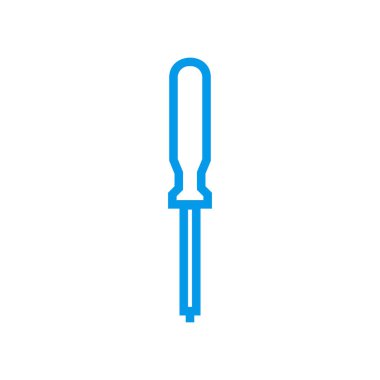 Tornavida işareti simgesi - vektör