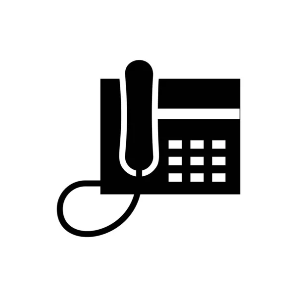 Ícone de telefone - vetor de sinal de telefone — Vetor de Stock