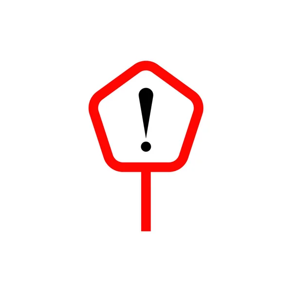 Icona del segnale stradale - vettore del segnale stradale — Vettoriale Stock