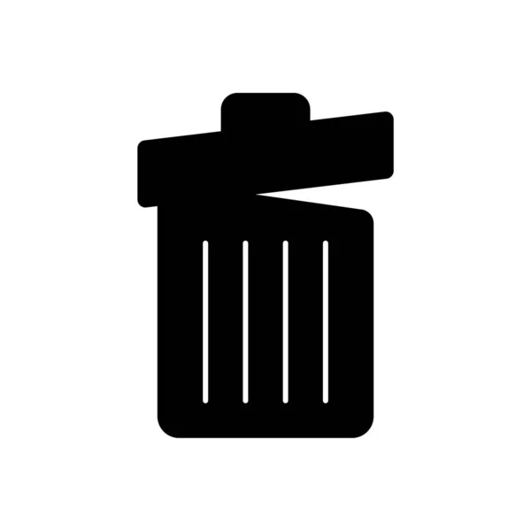 Icône de signe de poubelle - vecteur — Image vectorielle